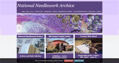 Desktop Screenshot of nationalneedleworkarchive.org.uk